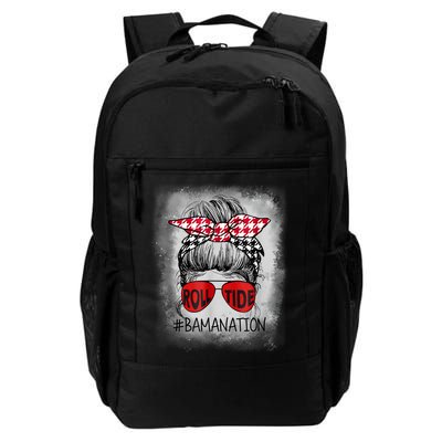 Bamanation Roll Tide Alabama All Yall The Tide Is Crimson Daily Commute Backpack