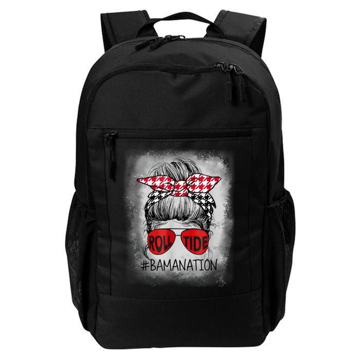 Bamanation Roll Tide Alabama All Yall The Tide Is Crimson Daily Commute Backpack