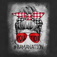 Bamanation Roll Tide Alabama All Yall The Tide Is Crimson Adult Drive Performance Visor