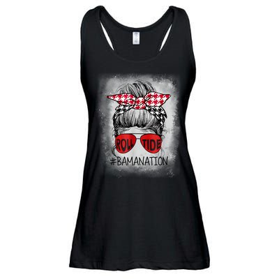 Bamanation Roll Tide Alabama All Yall The Tide Is Crimson Ladies Essential Flowy Tank