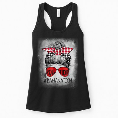 Bamanation Roll Tide Alabama All Yall The Tide Is Crimson Womens Tank Top