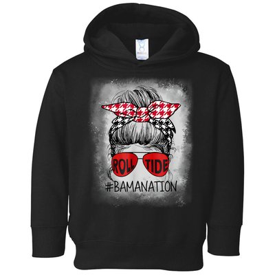 Bamanation Roll Tide Alabama All Yall The Tide Is Crimson Toddler Hoodie