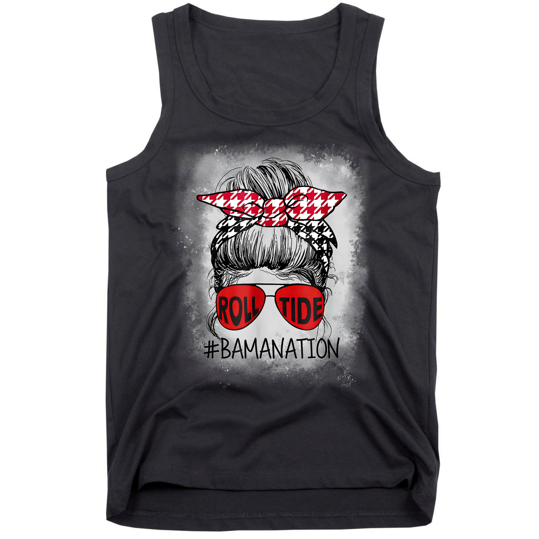 Bamanation Roll Tide Alabama All Yall The Tide Is Crimson Tank Top