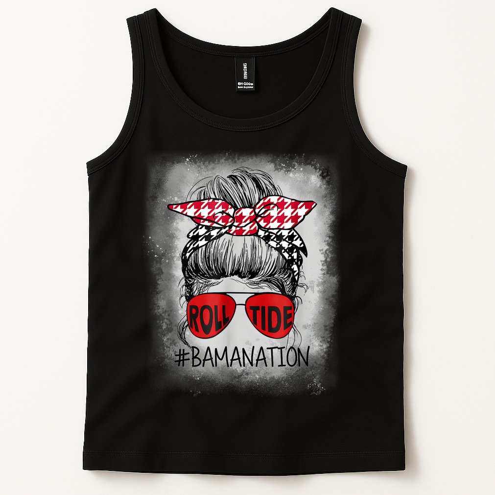Bamanation Roll Tide Alabama All Yall The Tide Is Crimson Tank Top
