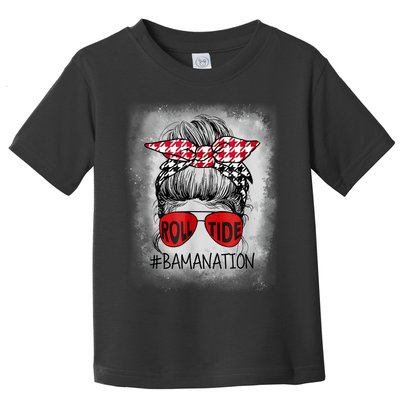 Bamanation Roll Tide Alabama All Yall The Tide Is Crimson Toddler T-Shirt