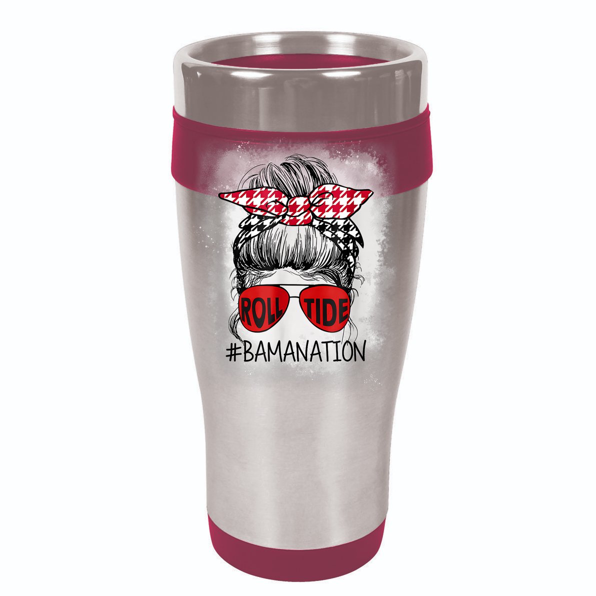 Bamanation Roll Tide Alabama All Yall The Tide Is Crimson Women's Perfect Tri Rocker Tank