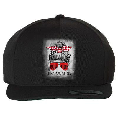 Bamanation Roll Tide Alabama All Yall The Tide Is Crimson Wool Snapback Cap