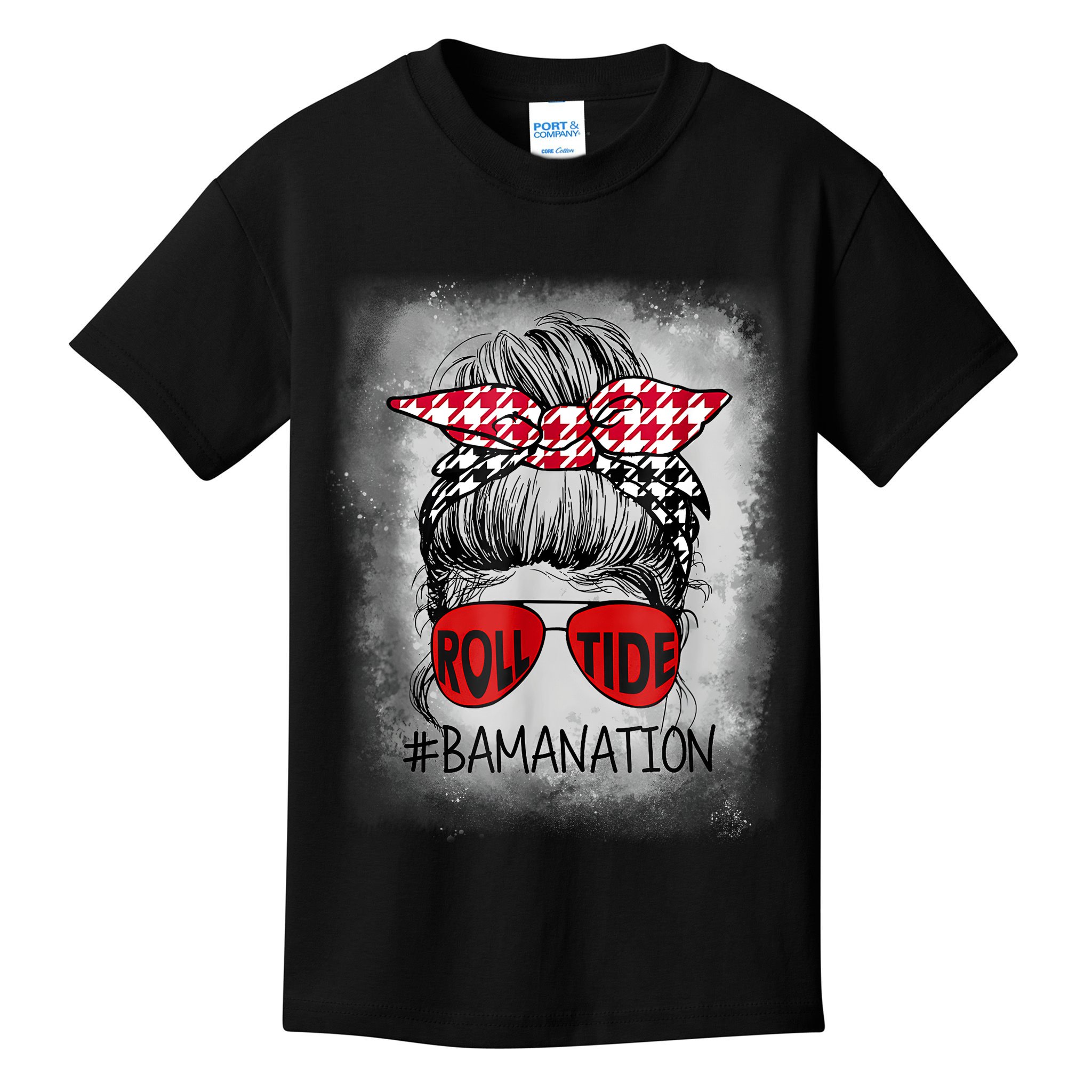 Bamanation Roll Tide Alabama All Yall The Tide Is Crimson Kids T-Shirt