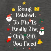Being Related To Me Is Really The Only Gift You Need Cool Gift Vector Backpack