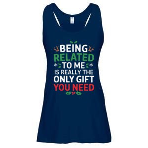 Being Related To Me Christmas 2024 Only Gifts Needed Ladies Essential Flowy Tank