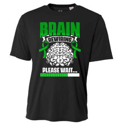 Brain Rewiring Traumatic Brain Injury Surgery TBI Survivor Cooling Performance Crew T-Shirt