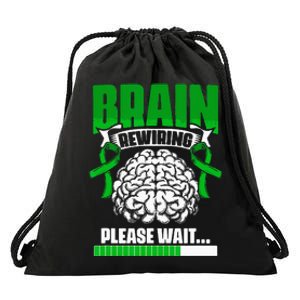 Brain Rewiring Traumatic Brain Injury Surgery TBI Survivor Drawstring Bag