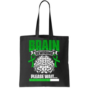 Brain Rewiring Traumatic Brain Injury Surgery TBI Survivor Tote Bag