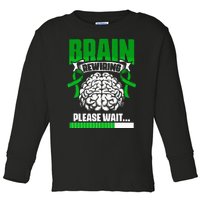 Brain Rewiring Traumatic Brain Injury Surgery TBI Survivor Toddler Long Sleeve Shirt