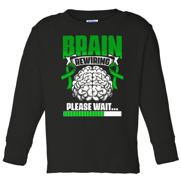 Brain Rewiring Traumatic Brain Injury Surgery TBI Survivor Toddler Long Sleeve Shirt