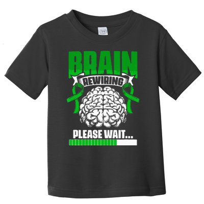 Brain Rewiring Traumatic Brain Injury Surgery TBI Survivor Toddler T-Shirt