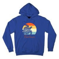 Bahamas Retro Throwback Sea Turtle Vacation Tall Hoodie