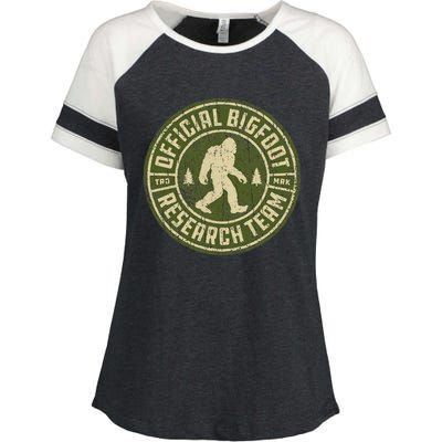 Bigfoot Research Team Vintage Sasquatch Enza Ladies Jersey Colorblock Tee