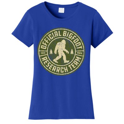 Bigfoot Research Team Vintage Sasquatch Women's T-Shirt