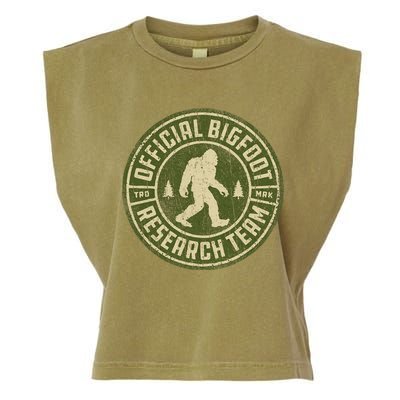 Bigfoot Research Team Vintage Sasquatch Garment-Dyed Women's Muscle Tee