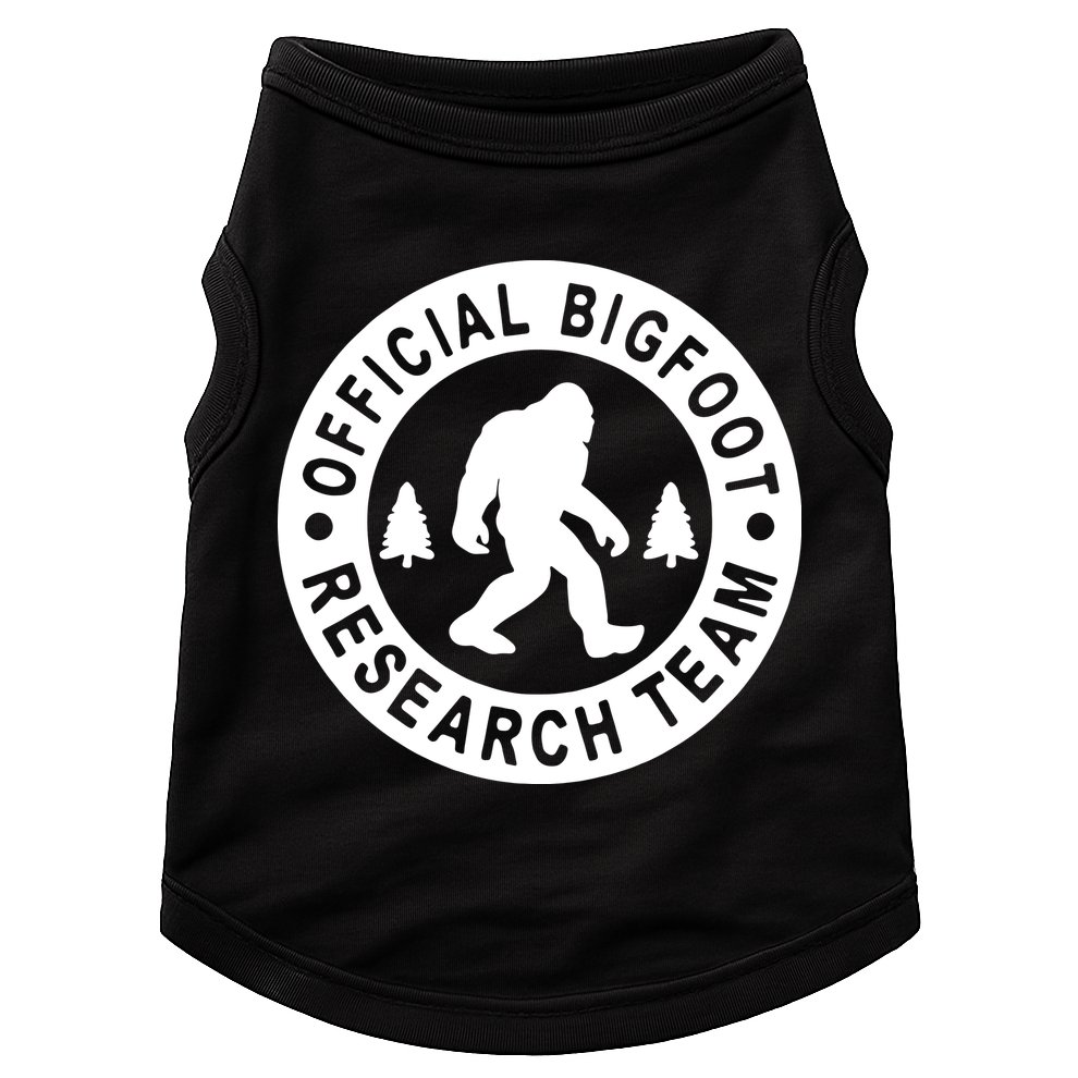 Bigfoot Research Team Vintage Funny Sasquatch Camping Doggie Tank