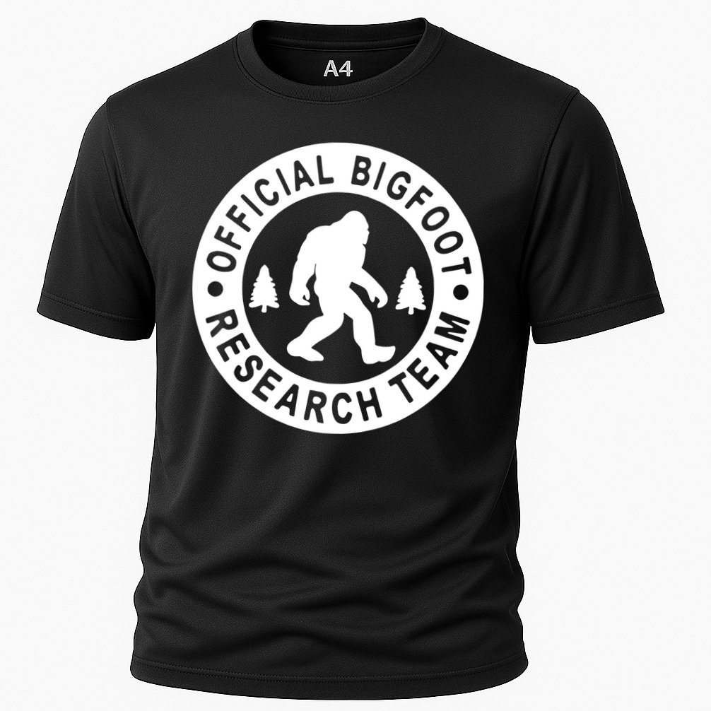Bigfoot Research Team Vintage Funny Sasquatch Camping Cooling Performance Crew T-Shirt