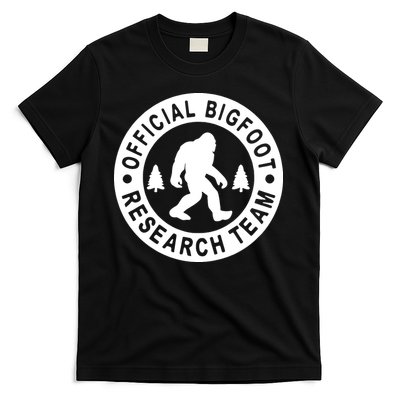 Bigfoot Research Team Vintage Funny Sasquatch Camping T-Shirt