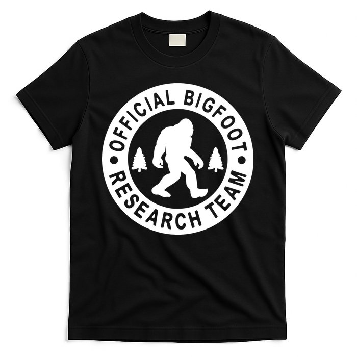 Bigfoot Research Team Vintage Funny Sasquatch Camping T-Shirt