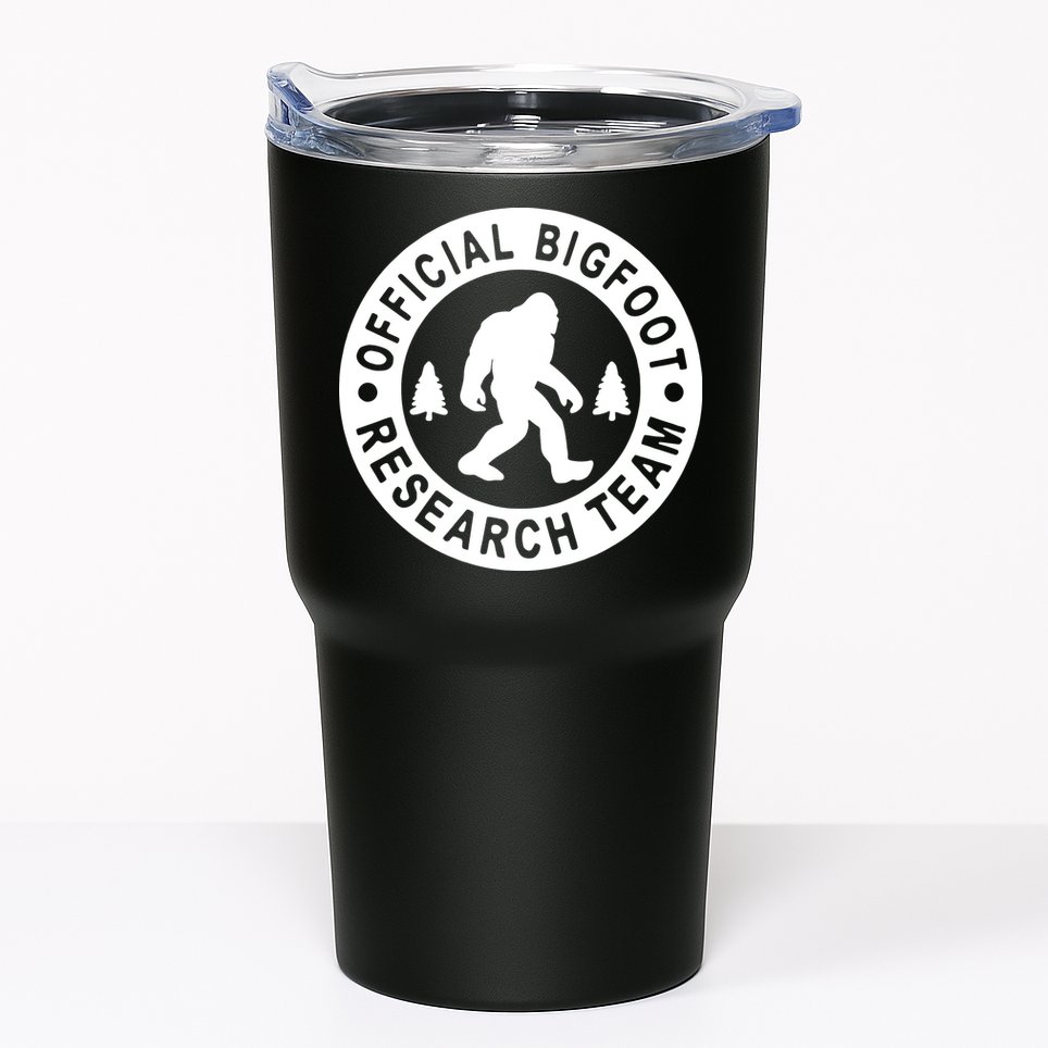Bigfoot Research Team Vintage Funny Sasquatch Camping Tumbler