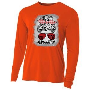 Bamanation Roll Tide Alabama All Y'all The Tide Is Crimson Cooling Performance Long Sleeve Crew