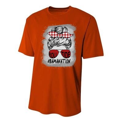 Bamanation Roll Tide Alabama All Y'all The Tide Is Crimson Performance Sprint T-Shirt