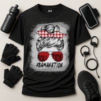 Bamanation Roll Tide Alabama All Y'all The Tide Is Crimson Cooling Performance Crew T-Shirt