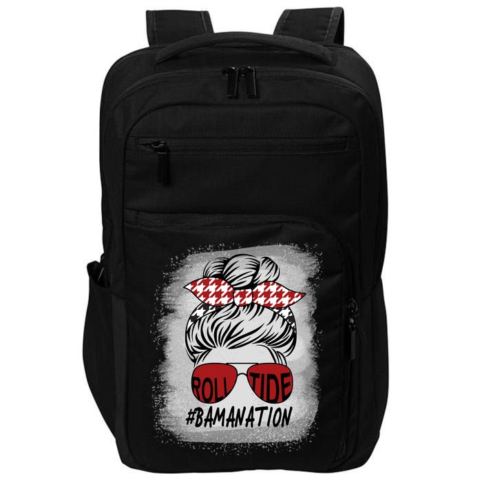 Bamanation Roll Tide Alabama All Y'all The Tide Is Crimson Impact Tech Backpack