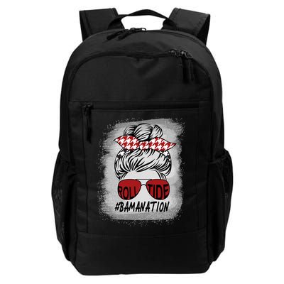 Bamanation Roll Tide Alabama All Y'all The Tide Is Crimson Daily Commute Backpack