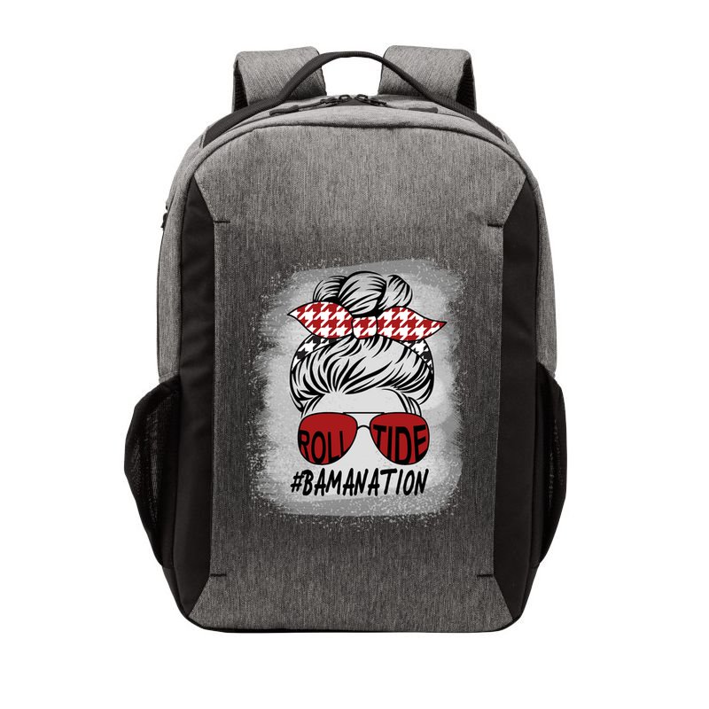 Bamanation Roll Tide Alabama All Y'all The Tide Is Crimson Vector Backpack