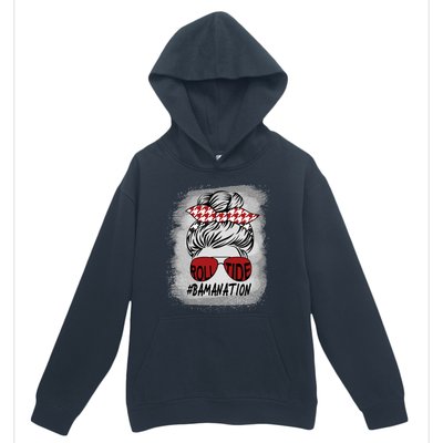 Bamanation Roll Tide Alabama All Y'all The Tide Is Crimson Urban Pullover Hoodie