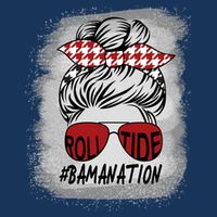Bamanation Roll Tide Alabama All Y'all The Tide Is Crimson Infant Baby Jersey Bodysuit