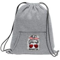 Bamanation Roll Tide Alabama All Y'all The Tide Is Crimson Sweatshirt Cinch Pack Bag