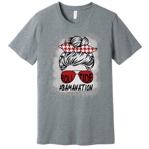 Bamanation Roll Tide Alabama All Y'all The Tide Is Crimson Premium T-Shirt