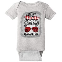 Bamanation Roll Tide Alabama All Y'all The Tide Is Crimson Baby Bodysuit