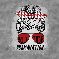 Bamanation Roll Tide Alabama All Y'all The Tide Is Crimson Tank Top