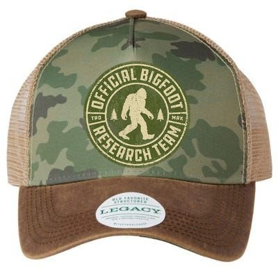 Bigfoot Research Team Retro Vintage Sasquatch Legacy Tie Dye Trucker Hat