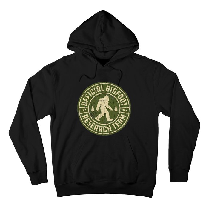 Bigfoot Research Team Retro Vintage Sasquatch Hoodie