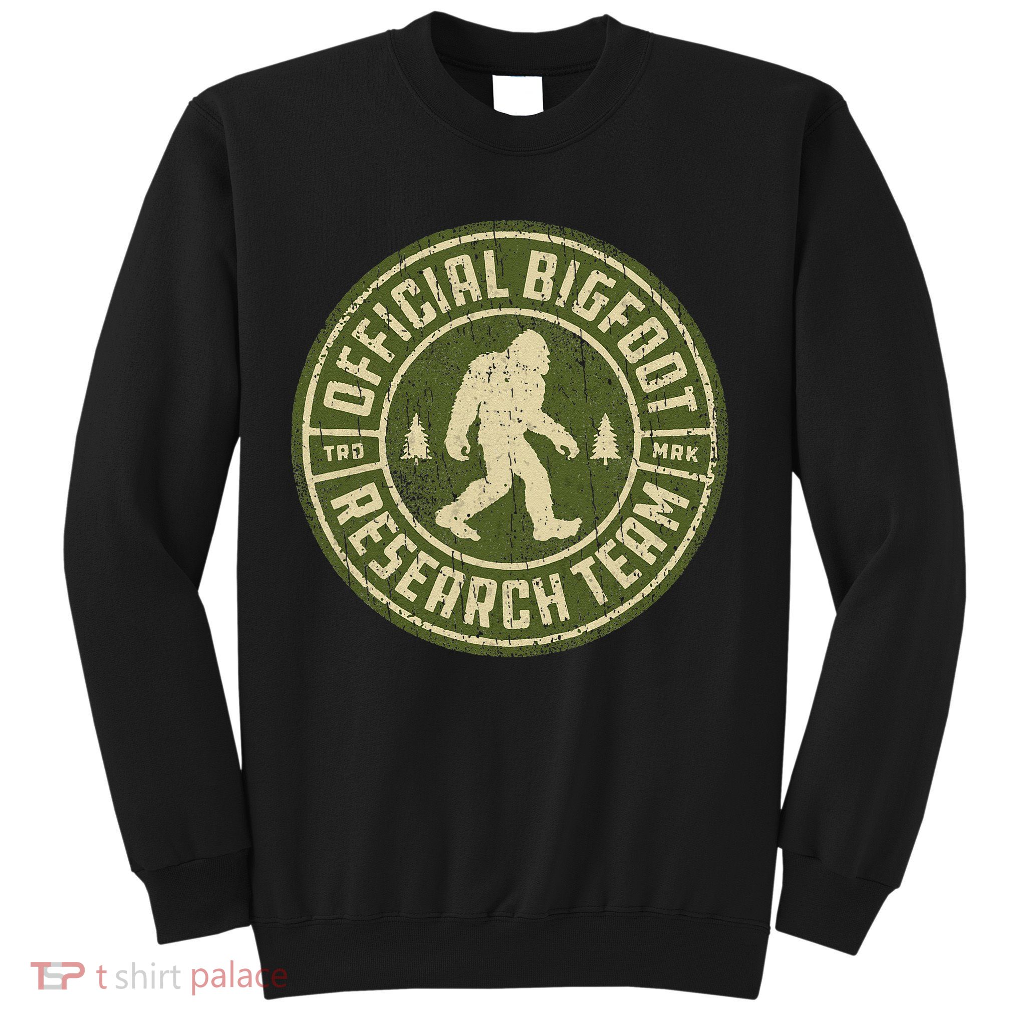 Bigfoot Research Team Retro Vintage Sasquatch Sweatshirt