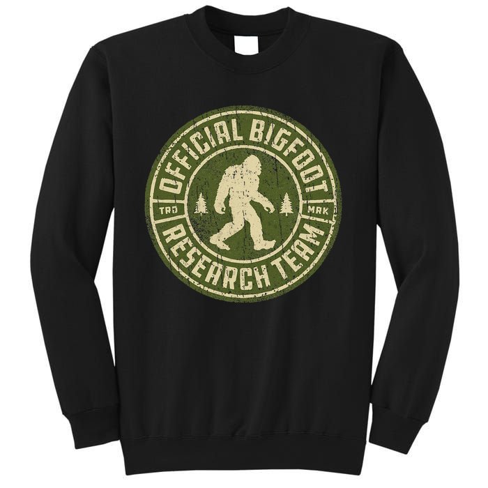 Bigfoot Research Team Retro Vintage Sasquatch Sweatshirt