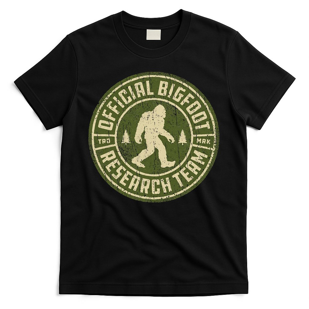 Bigfoot Research Team Retro Vintage Sasquatch T-Shirt