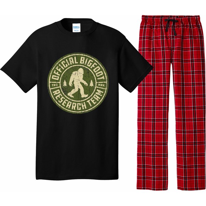 Bigfoot Research Team Retro Vintage Sasquatch Pajama Set