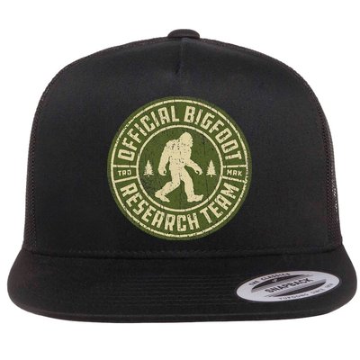 Bigfoot Research Team Retro Vintage Sasquatch Flatbill Hat