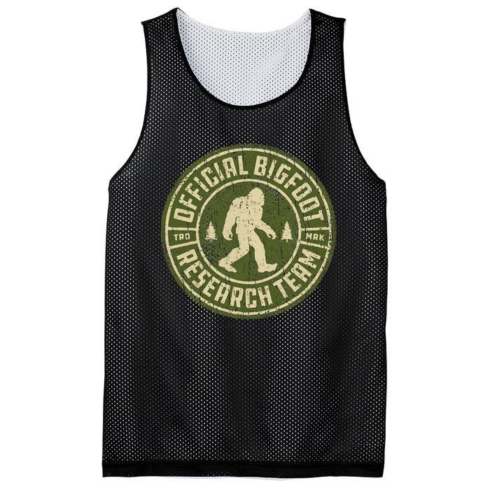 Bigfoot Research Team Retro Vintage Sasquatch Mesh Reversible Basketball Jersey Tank