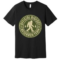 Bigfoot Research Team Retro Vintage Sasquatch Premium T-Shirt